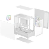 Корпус DeepCool CG380 3F White (CG380 3F WH)