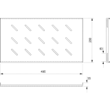 Полка для шкафа/стойки Cabeus SH-J018-WM45