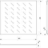 Полка для шкафа/стойки Cabeus SH-J018-FC-800m-BK