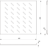 Полка для шкафа/стойки Cabeus SH-J018-FC-800m