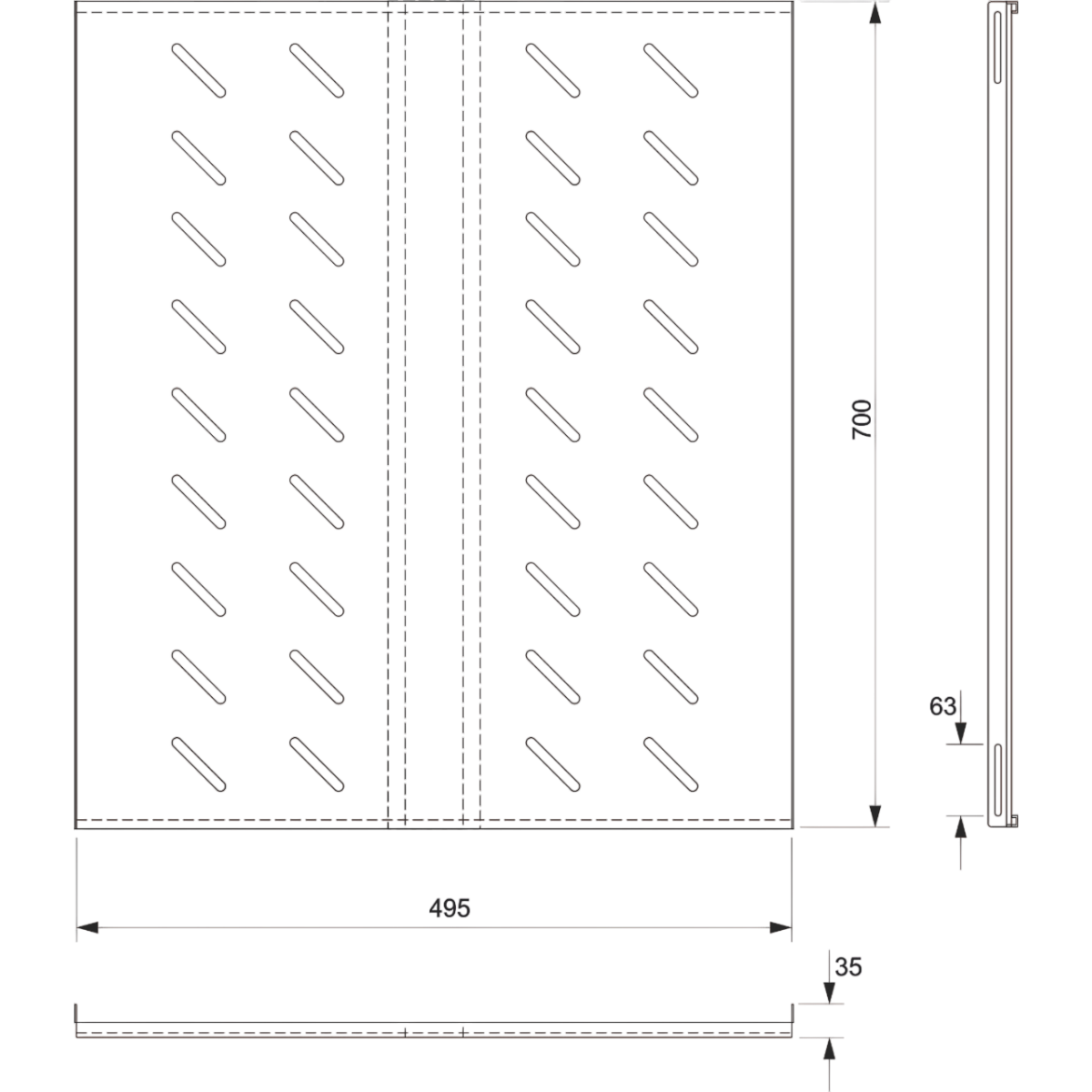 Полка для шкафа/стойки Cabeus SH-J018-FC-1000-100KG - фото 3