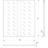 Полка для шкафа/стойки Cabeus SH-J018-FC-1000-100KG-BK