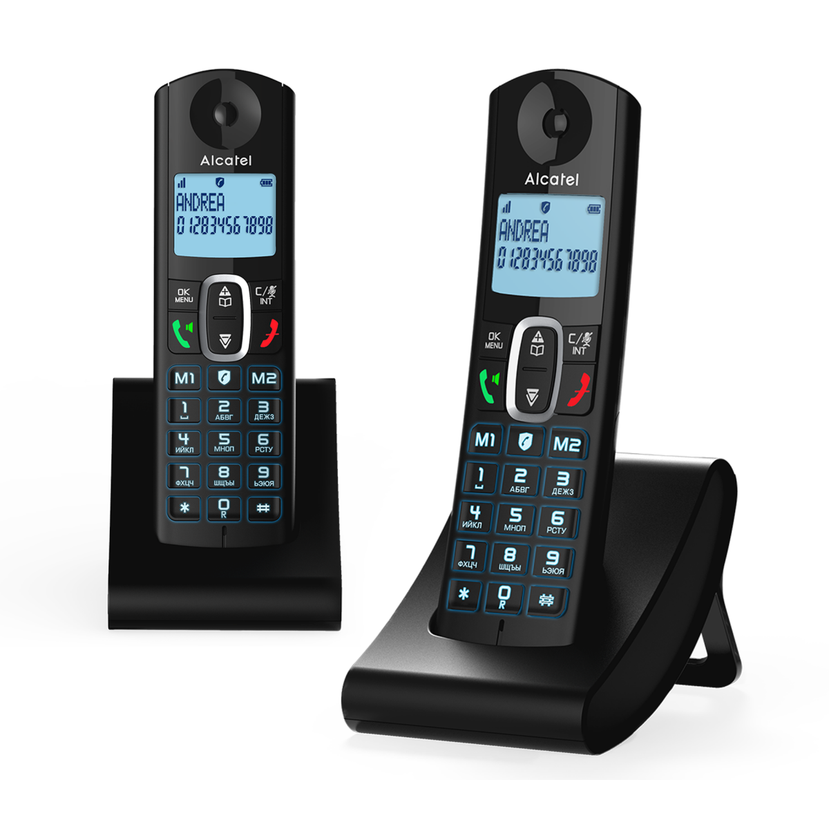 Радиотелефон Alcatel F685 Duo Black - ATLB1429879