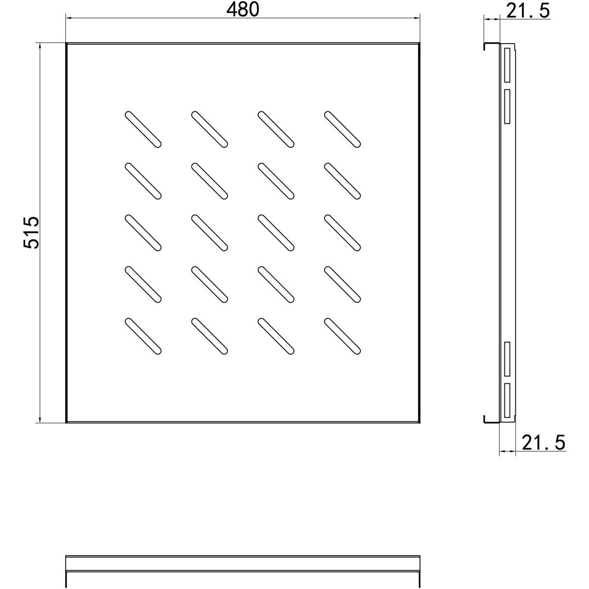 Полка для шкафа/стойки Wize WFSH80 - фото 4