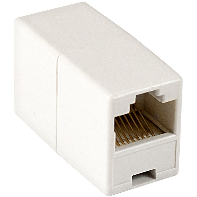 Проходной адаптер ExeGate CP45-C5 RJ45-RJ45, 100 шт.