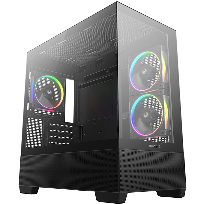 Корпус DeepCool CG380 3F Black - R-CG380-BKAGM3-G - фото 4