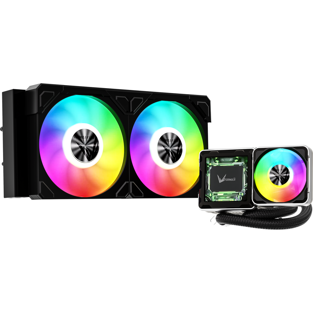 Система жидкостного охлаждения Formula Cryo Wing Digi 240 ARGB Black