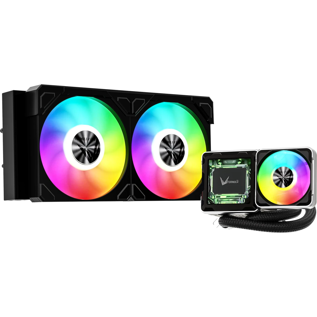 Система жидкостного охлаждения Formula Cryo Wing Digi 240 ARGB Black - Cryo Wing Digi 240 BK