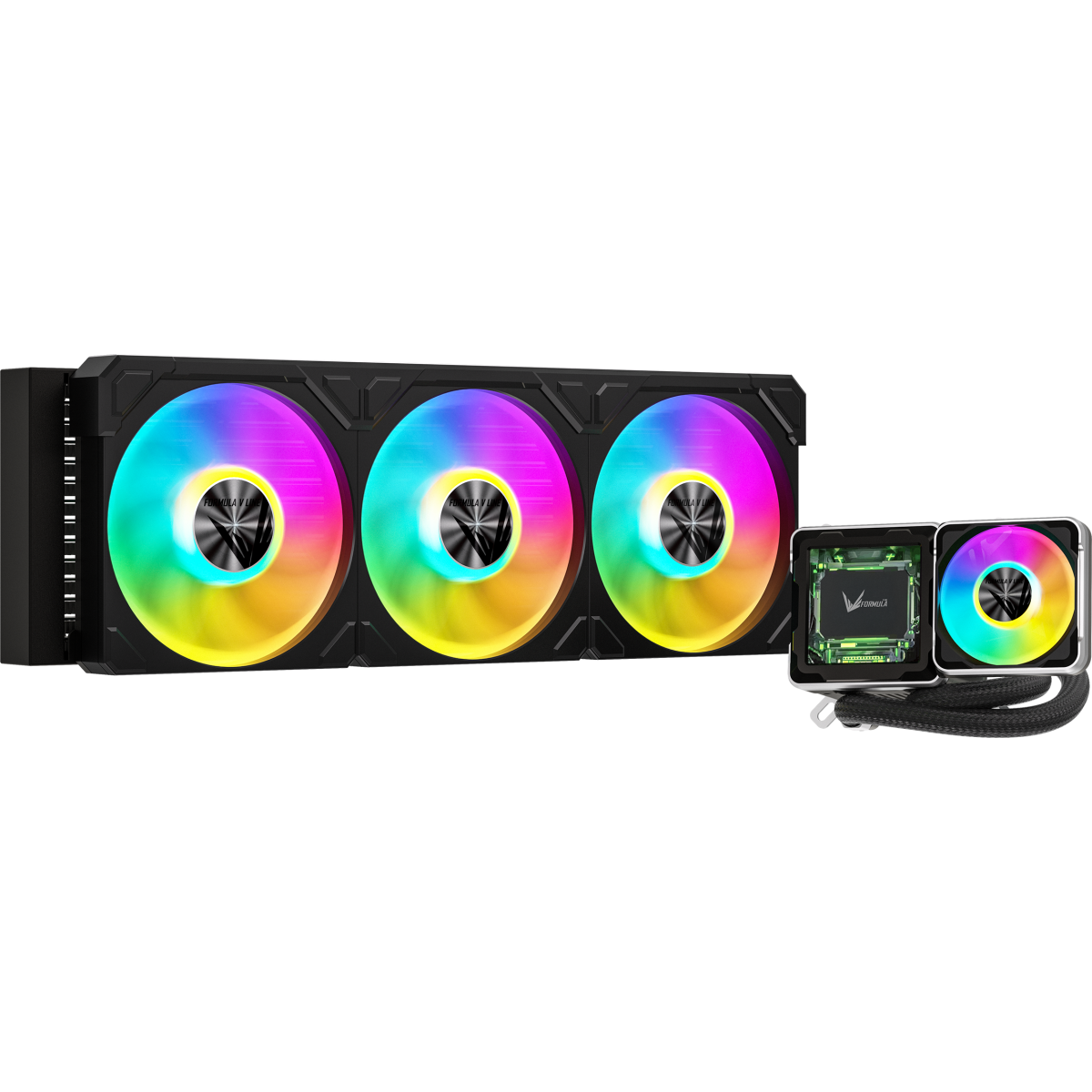 Система жидкостного охлаждения Formula Cryo Wing Digi 360 ARGB Black