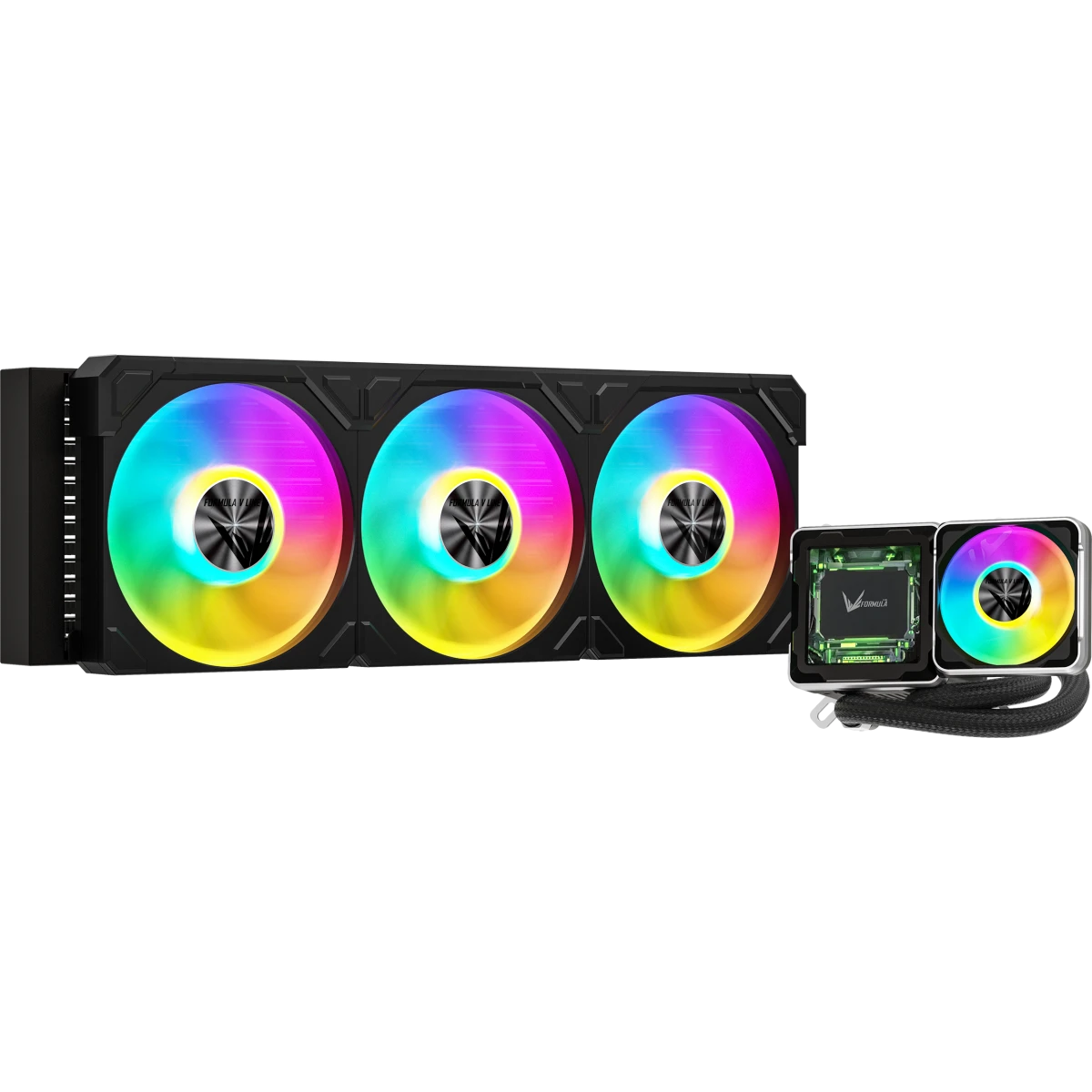 Система жидкостного охлаждения Formula Cryo Wing Digi 360 ARGB Black - Cryo Wing Digi 360 BK