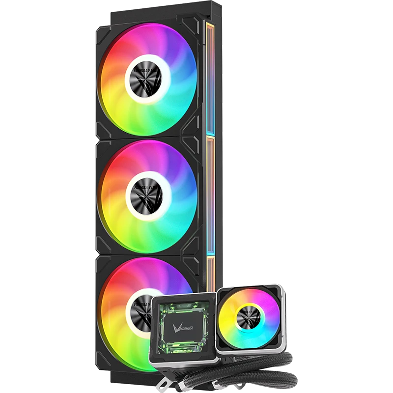 Система жидкостного охлаждения Formula Cryo Wing Digi 360 ARGB Black - Cryo Wing Digi 360 BK - фото 2