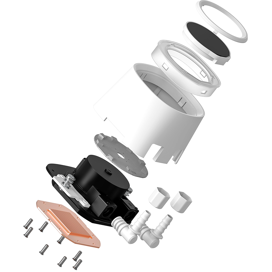 Система жидкостного охлаждения ID-COOLING FX360 TD WHITE - фото 8