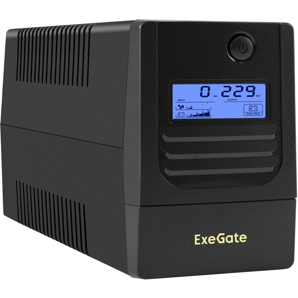 ИБП ExeGate Smart LB-500.LCD.AVR.4C13