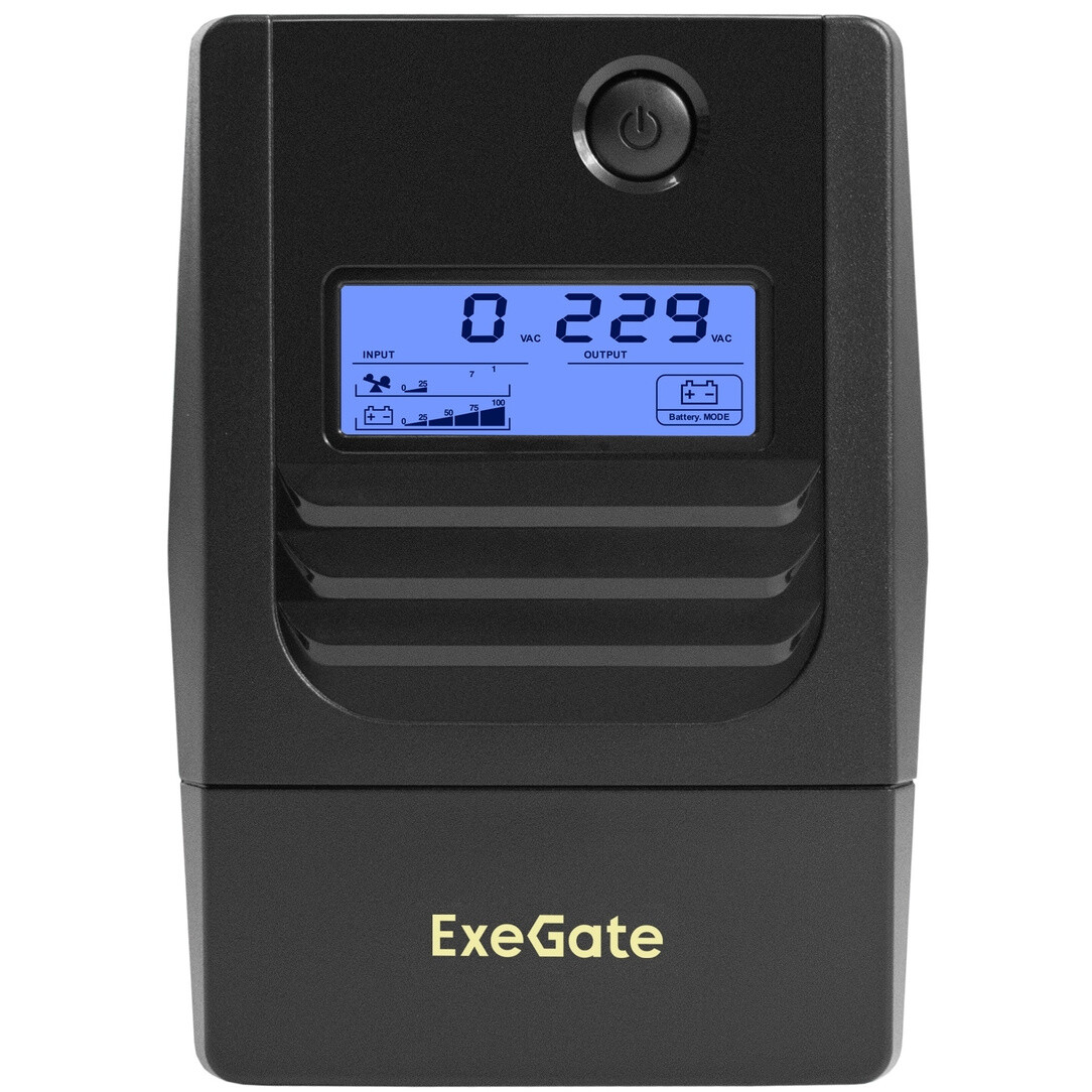 ИБП ExeGate Smart LB-500.LCD.AVR.4C13 - EX299636RUS - фото 2