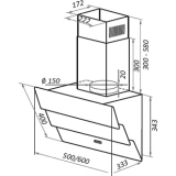 Вытяжка HOMSair Vertical 60 White (УТ000010826)