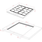 Газовая варочная панель Kuppersberg FG 46 B