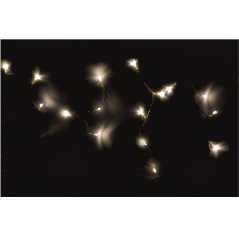 Гирлянда ECOLA Бахрома 3x0.5м 150Led 4000K (доп. секция) - N6RV03ELC - фото 3