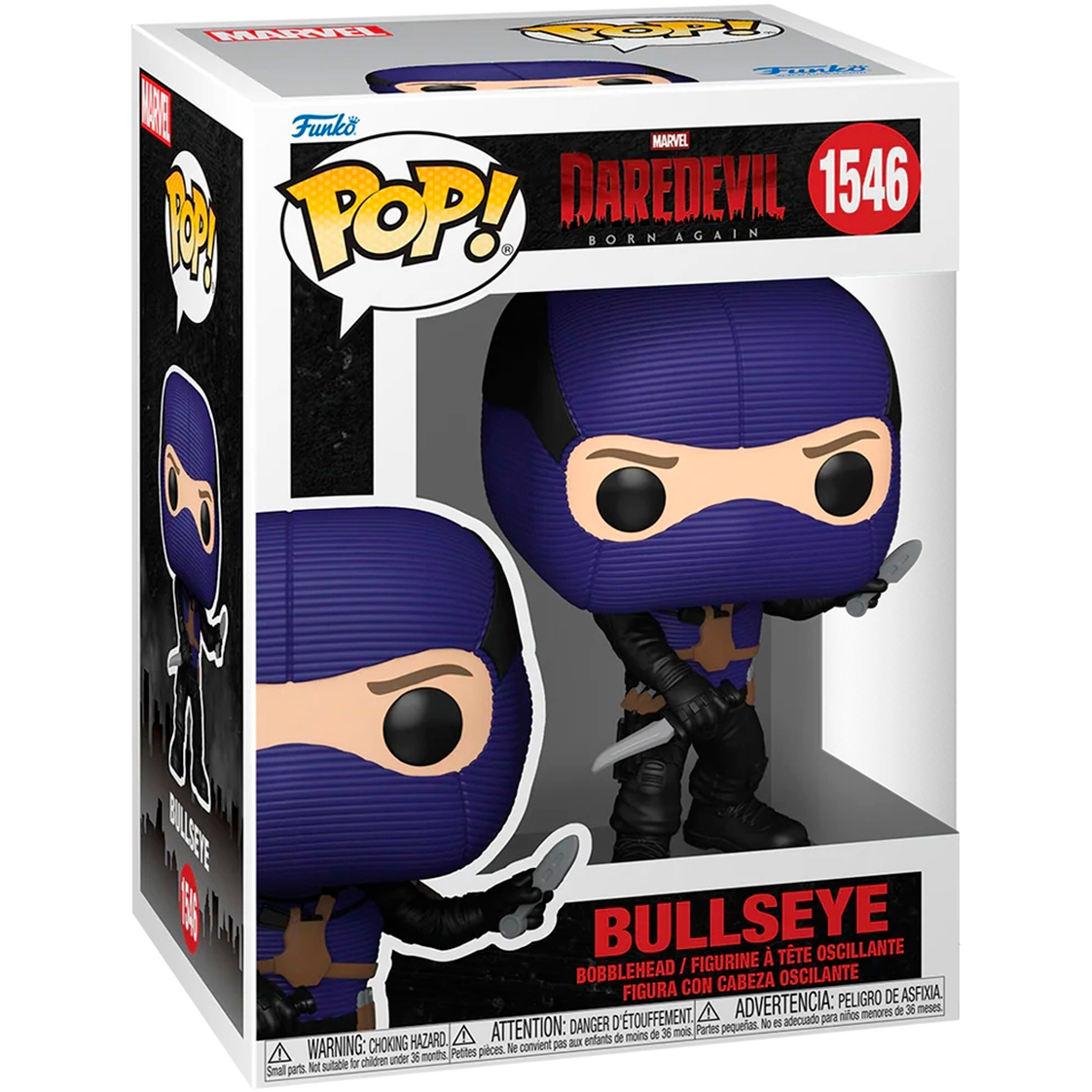 Фигурка Funko POP! Bobble Marvel Daredevil Born Again Bullseye (1546) - 75897 - фото 2