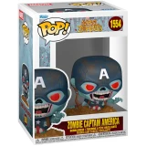 Фигурка Funko POP! Bobble Marvel Zombies Zombie Captain America (1554) (86650)