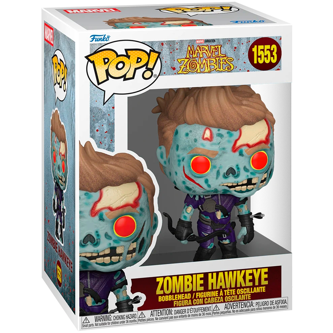 Фигурка Funko POP! Bobble Marvel Zombies Zombie Hawkeye (1553) - 86649 - фото 2