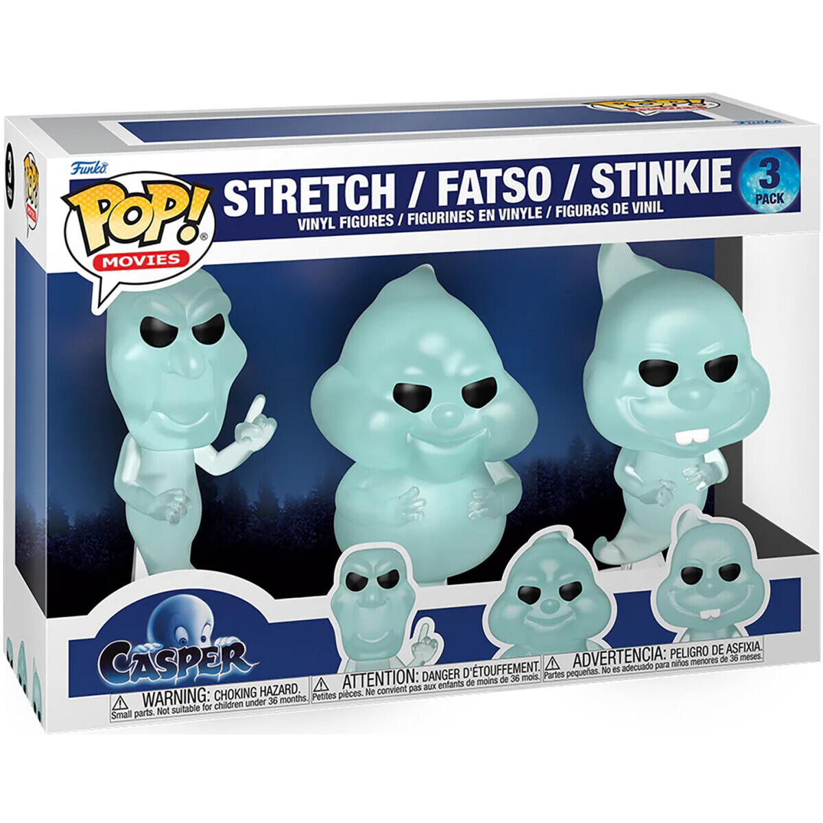 Фигурка Funko POP! Movies Casper 30th Anniversary Ghostly Trio 3-Pack - 86337 - фото 2