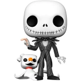 Фигурка Funko POP! Disney TNBC Jack Skellington with Zero 10" (809) (49006/25491244)