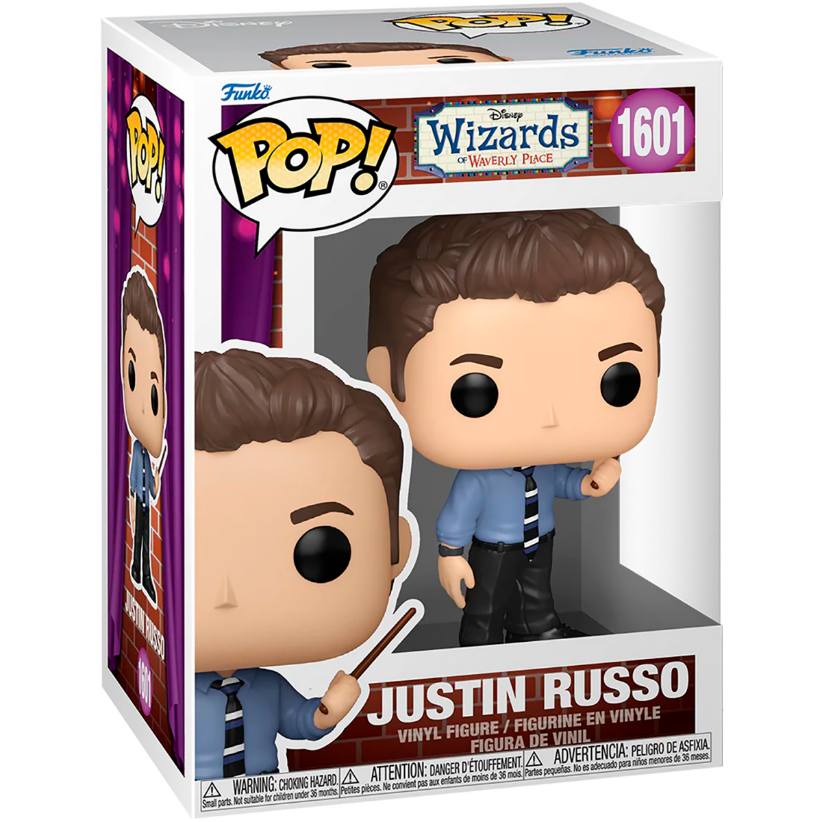 Фигурка Funko POP! Disney Wizards of Waverly Place Justin Russo (1601) - 86232 - фото 2