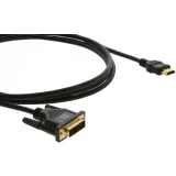 Кабель HDMI - DVI, 1.8м, Kramer C-HM/DM-6