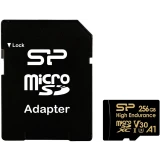 ..... Карта памяти 256Gb MicroSD Silicon Power Golden + SD адаптер Б/У (SP256GBSTXDV3V1HSP)