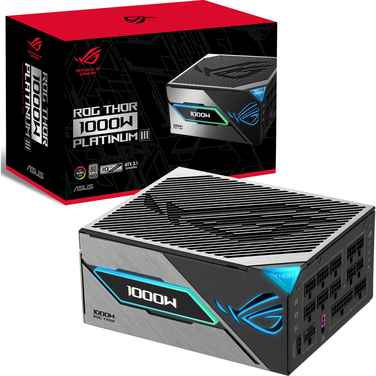 Блок питания 1000W ASUS ROG Thor Platinum III - 90YE00V3-B0NA00 - фото 11