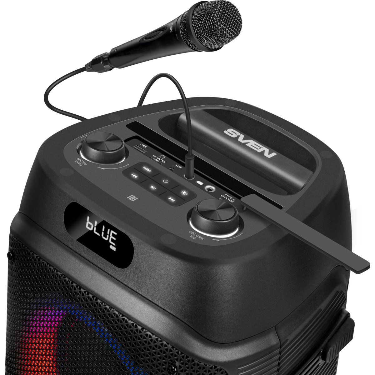 Портативная акустика Sven PS-850 Black - SV-022679 - фото 7