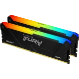 Оперативная память 16Gb DDR4 3200MHz Kingston Fury Beast RGB (KF432C16BB2AK2/16WP) (2x8Gb KIT)
