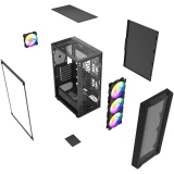 Корпус Powercase Mistral EA19 Black (CMAEA19-A4)