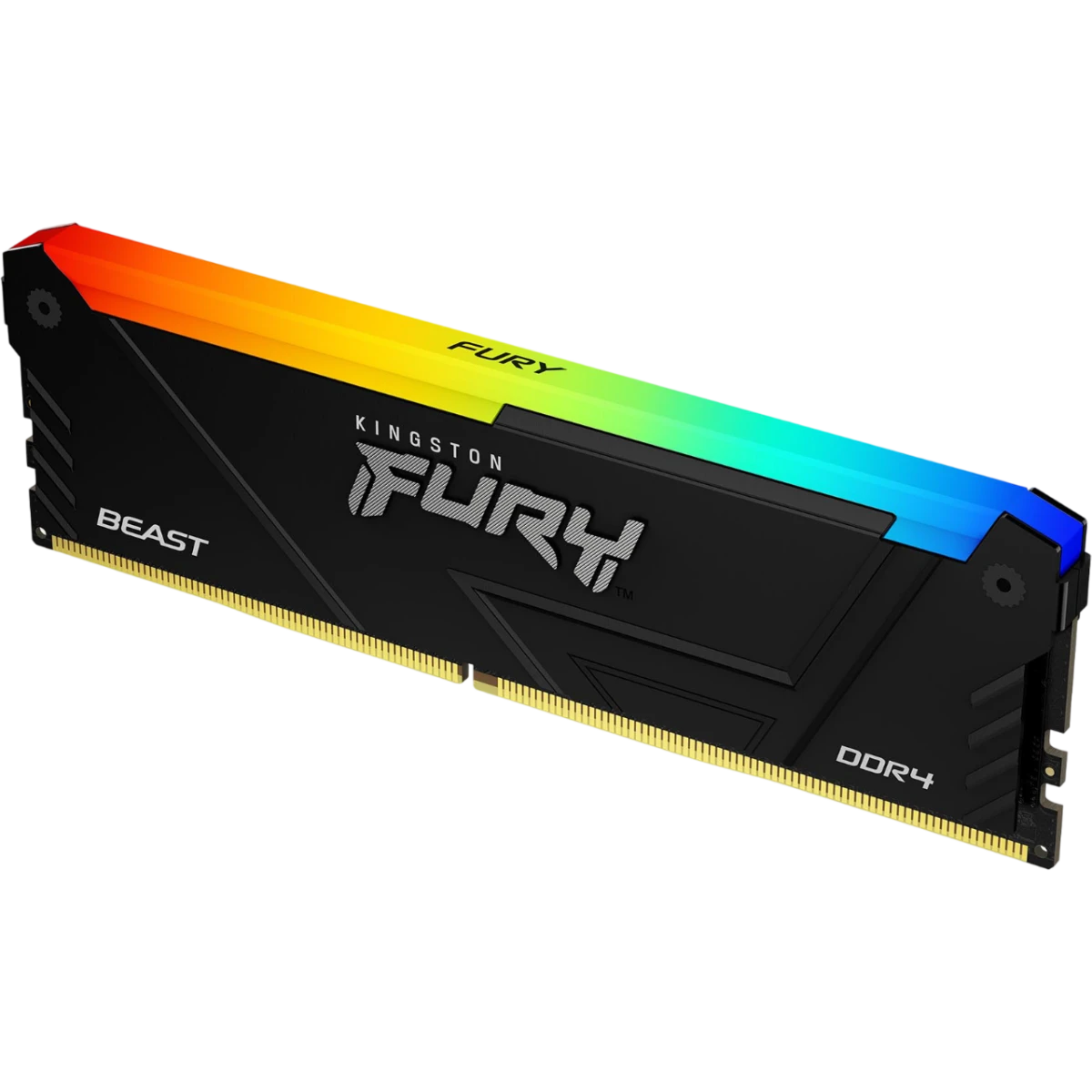 Оперативная память 8Gb DDR4 3200MHz Kingston Fury Beast RGB (KF432C16BB2A/8WP)
