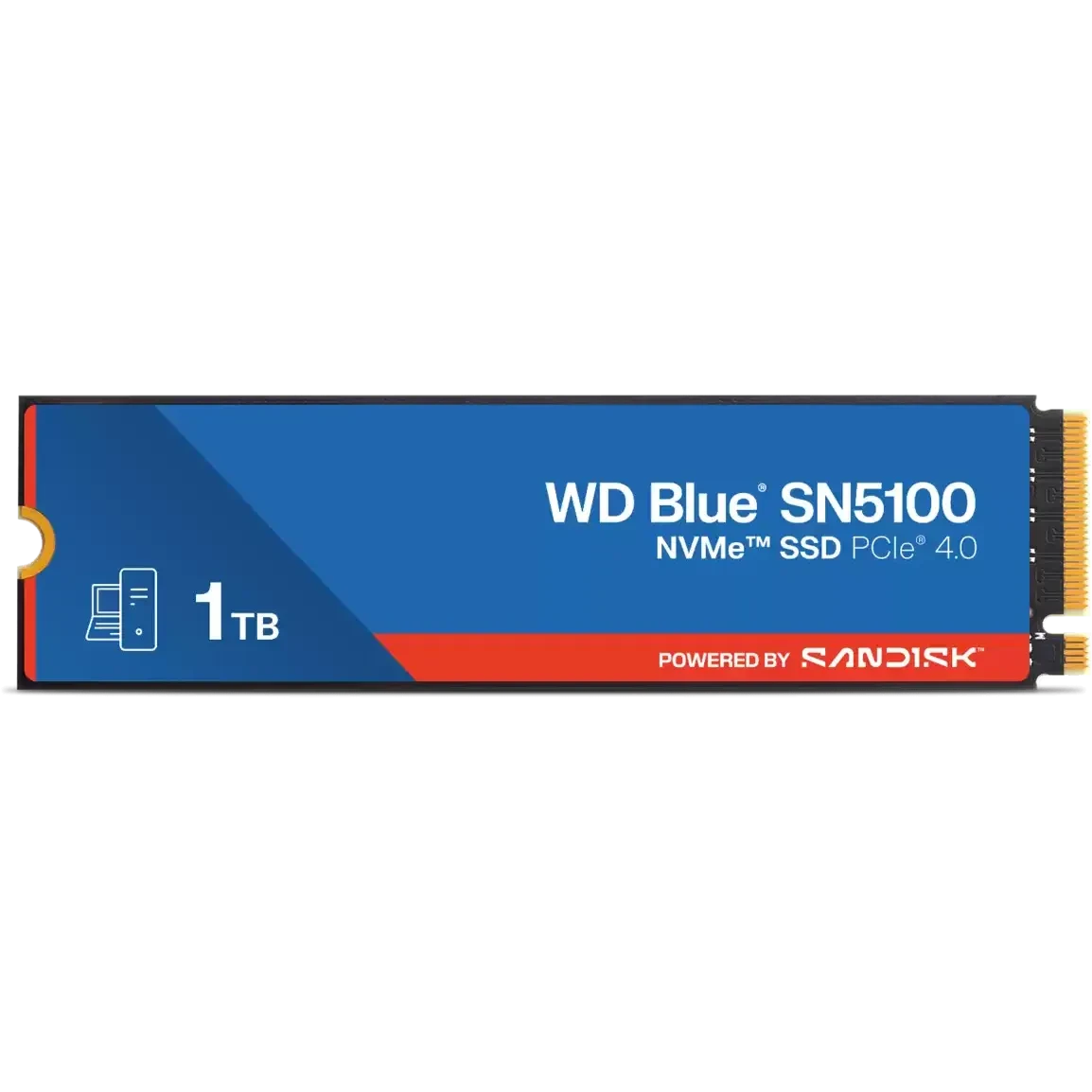 Накопитель SSD 1Tb WD Blue SN5100 (WDS100T5B0E) - фото 2