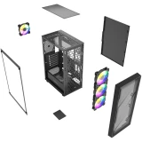 Корпус Powercase Mistral EA21 Black (CMAEA21-L4)