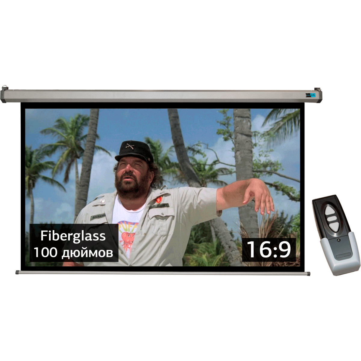 Экран Sakura SCPSM-221x125FG-GR