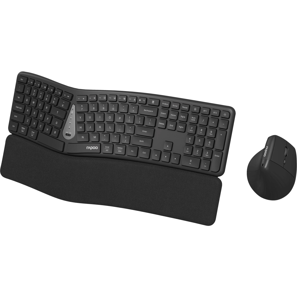 Клавиатура + мышь Rapoo 8810ME Dark Grey - фото 7