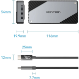 Внешний корпус для SSD M.2 Vention KPZH0