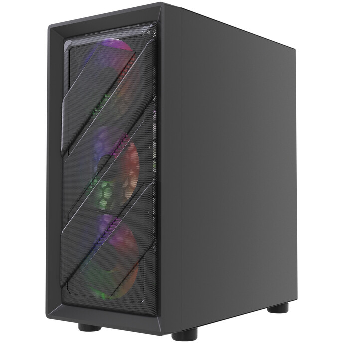 Корпус Powercase Mistral Micro EM21 Black - CMMEM21B-L4 - фото 3