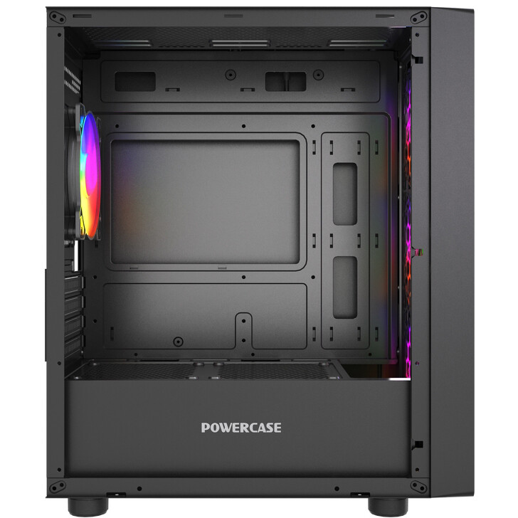 Корпус Powercase Mistral Micro EM21 Black - CMMEM21B-L4 - фото 4