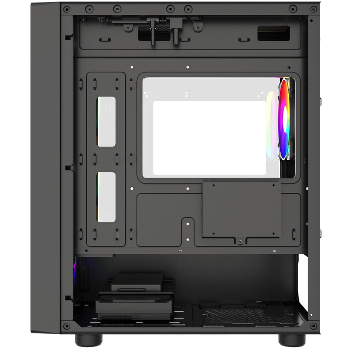 Корпус Powercase Mistral Micro EM21 Black - CMMEM21B-L4 - фото 5