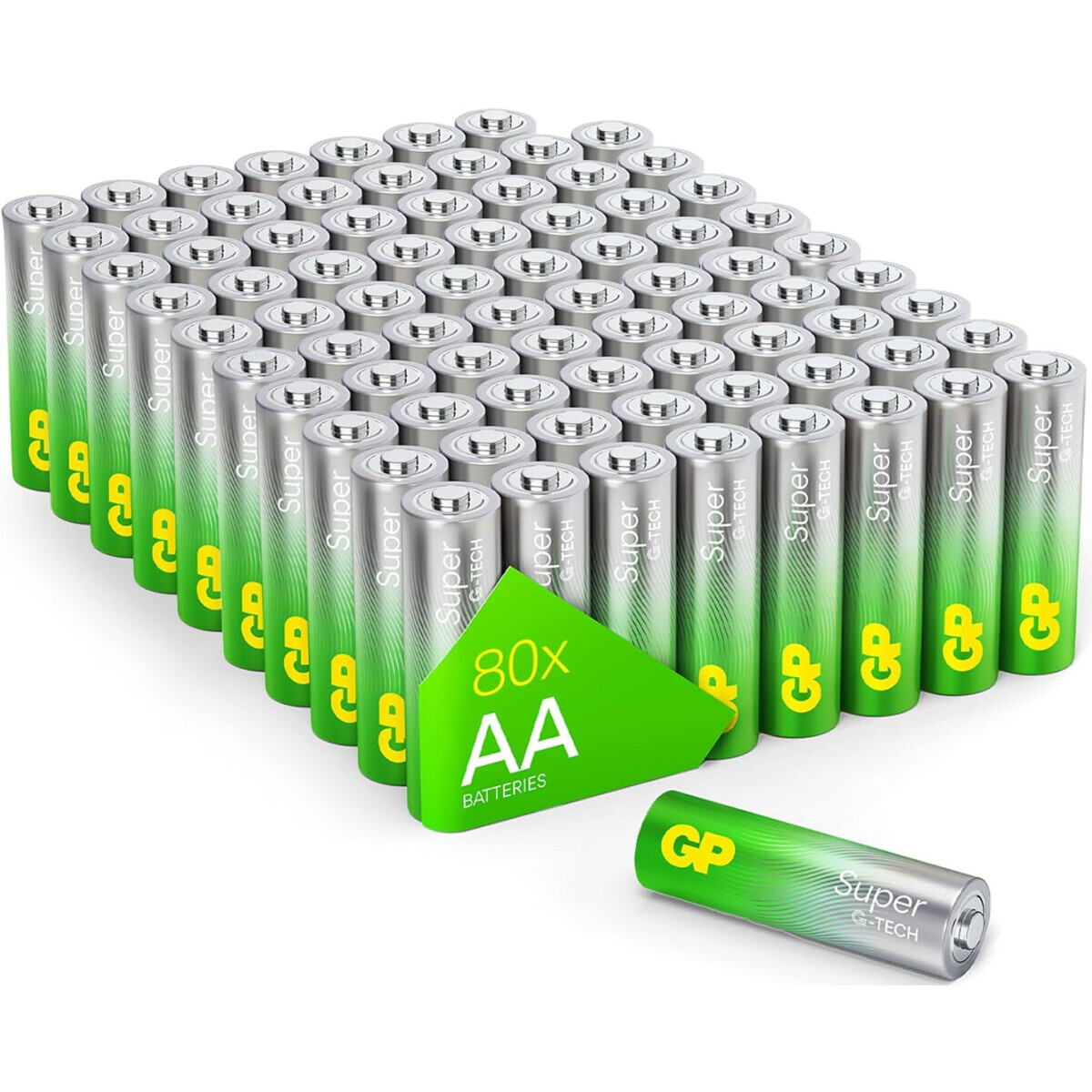 Батарейка GP G-Tech Super Alkaline (AAA, 80 шт.)