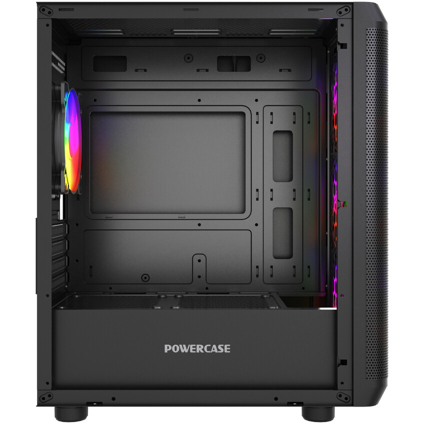 Корпус Powercase Mistral Micro EM22 Black - CMMEM22B-L4 - фото 4