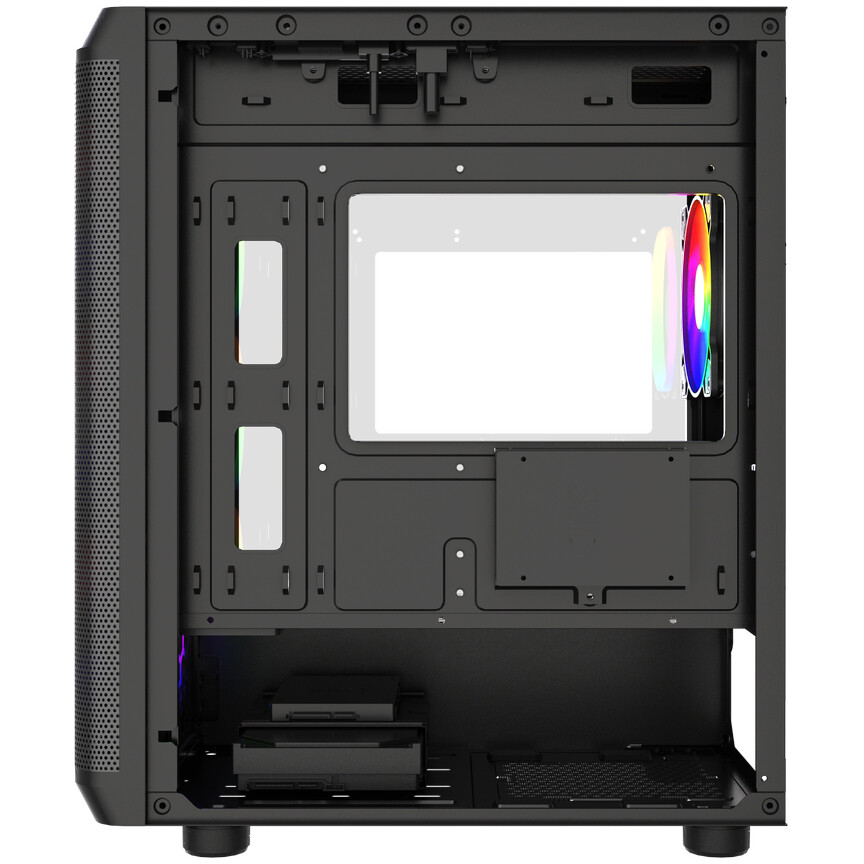 Корпус Powercase Mistral Micro EM22 Black - CMMEM22B-L4 - фото 5