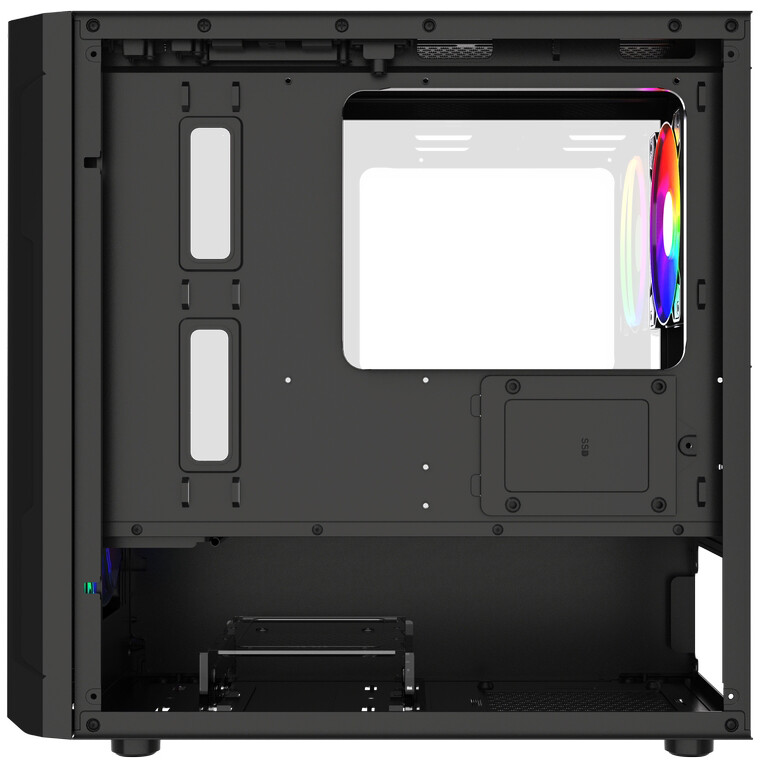 Корпус Powercase Mistral Micro D3B ARGB V2 Black - CMMDB-A3-V2 - фото 6