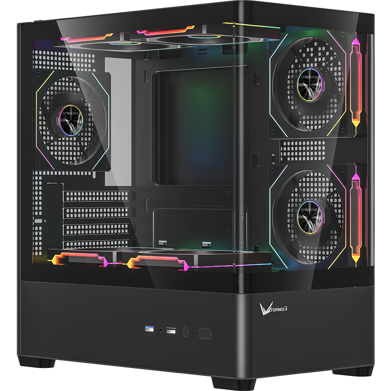 Корпус Formula Crystal U1M Floe Black