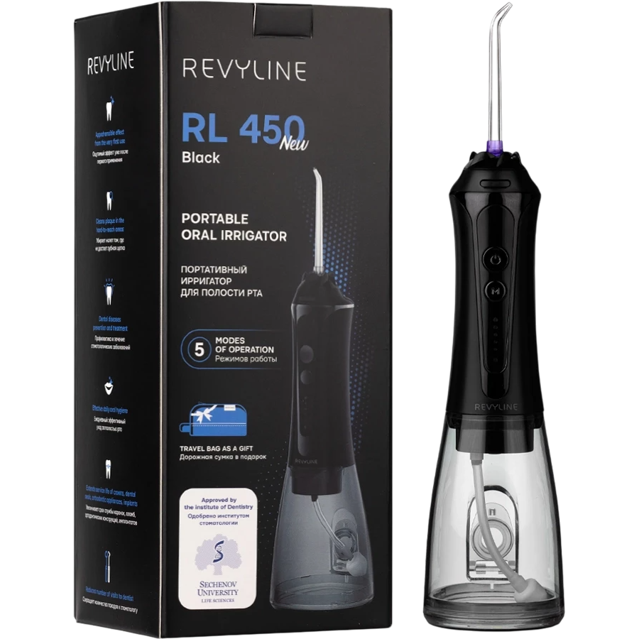 Ирригатор Revyline RL 450 New Black - 2000601695368 - фото 11