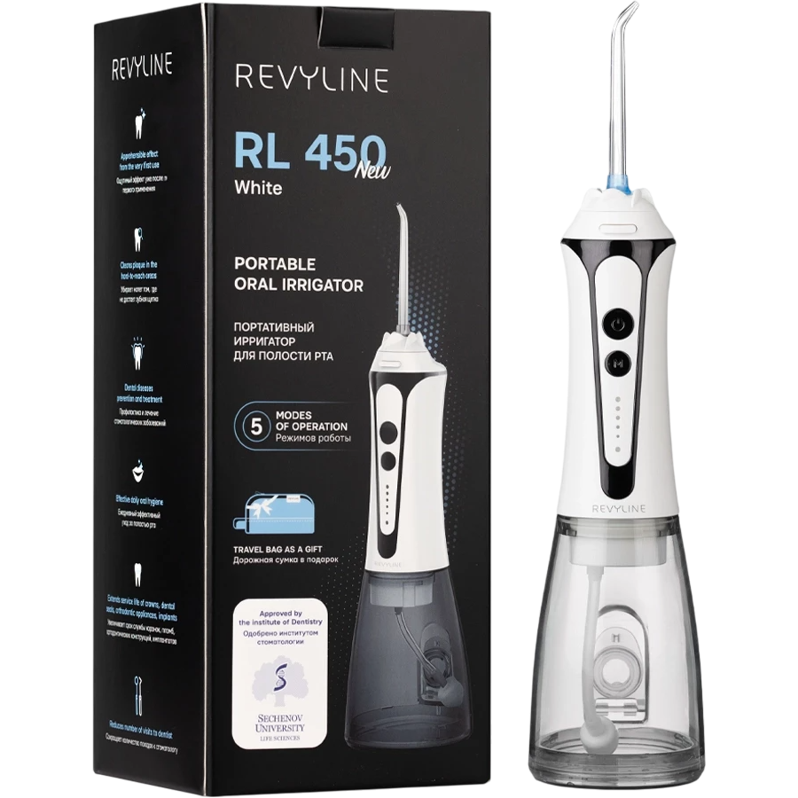 Ирригатор Revyline RL 450 New White - 2000601695375 - фото 11