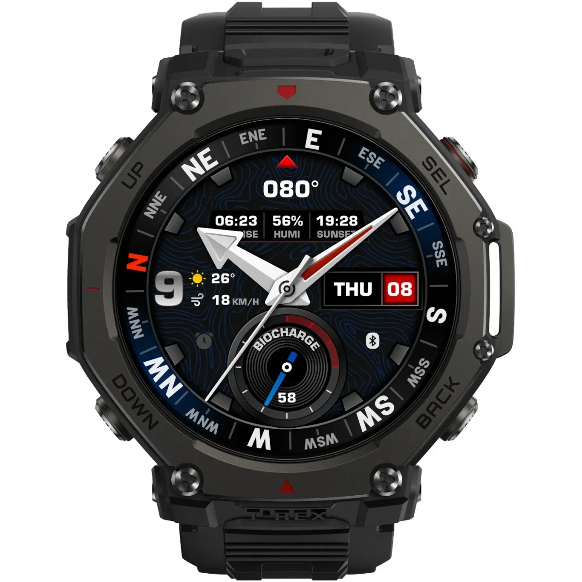 Умные часы Amazfit T-Rex 3 Pro 48mm Tactical Black - 1747201 - фото 2